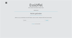 Desktop Screenshot of essloeffel.de