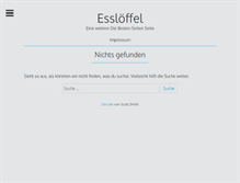 Tablet Screenshot of essloeffel.de